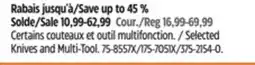 Canadian Tire Selected Knives and Multi-Tool offer