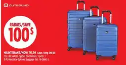 Canadian Tire 3-Pc Hardside Spinner Luggage Set offer