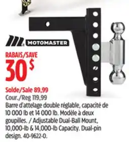 Canadian Tire Adjustable Dual-Ball Mount offer