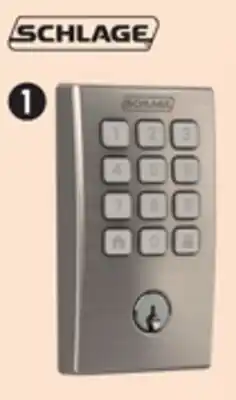 Canadian Tire Century or Camelot Door Lock. Satin nickel or matte black offer