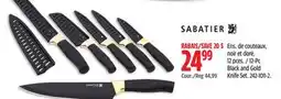 Canadian Tire 12-Pc Black and Gold Knife Set offer