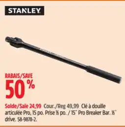 Canadian Tire STANLEY 15˝ Pro Breaker Bar offer