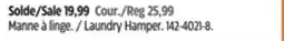 Canadian Tire Laundry Hamper offer