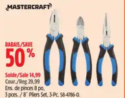 Canadian Tire 8˝ Pliers Set, 3-Pc offer