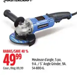 Canadian Tire 5˝ Angle Grinder, 9A offer