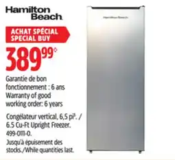 Canadian Tire 6.5 Cu-Ft Upright Freezer offer