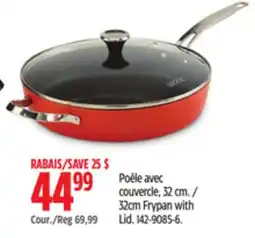 Canadian Tire 32cm Frypan with Lid offer