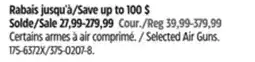 Canadian Tire Selected Air Guns offer