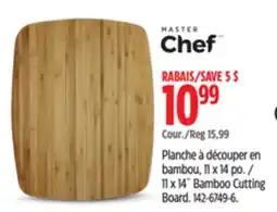 Canadian Tire 11 x 14˝ Bamboo Cutting Board offer