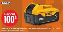Canadian Tire Lithium-Ion 5Ah Premium Battery offer