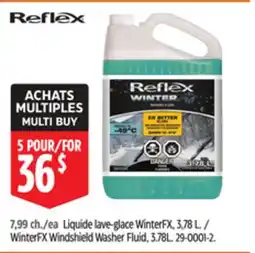 Canadian Tire Reflex WinterFX Windshield Washer Fluid offer