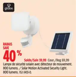 Canadian Tire Solar Motion Activated Security Light offer
