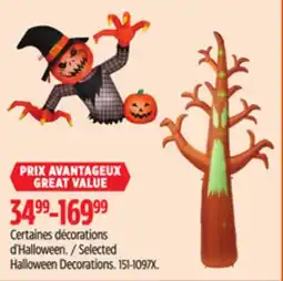 Canadian Tire Certaines décorations d'Halloween offer