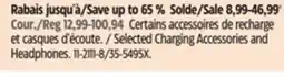 Canadian Tire Selected Charging Accessories and Headphones offer