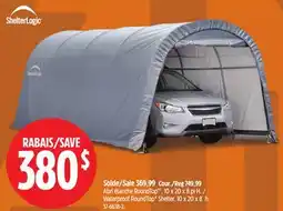 Canadian Tire Waterproof RoundTop Shelter, 10 x 20 x 8´ h offer