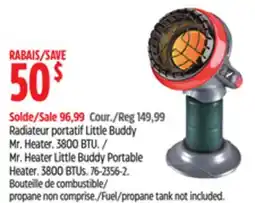 Canadian Tire Mr. Heater Little Buddy Portable Heater offer