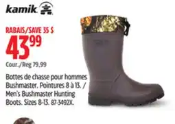 Canadian Tire Men's Bushmaster Hunting Boots offer