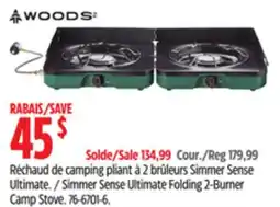 Canadian Tire Simmer Sense Ultimate Folding 2-Burner Camp Stove offer