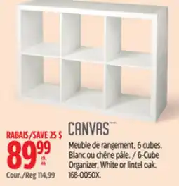 Canadian Tire 6-Cube Organizer offer