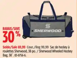 Canadian Tire Sherwood Wheeled Hockey Bag, 38˝ offer
