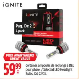 Canadian Tire Selected LED Headlight Bulbs offer