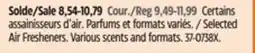 Canadian Tire Selected Air Fresheners offer