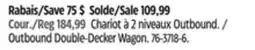 Canadian Tire Outbound Double-Decker Wagon offer