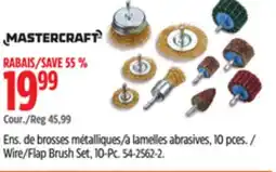 Canadian Tire Wire/Flap Brush Set, 10-Pc offer
