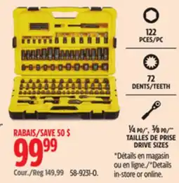 Canadian Tire Black Chrome Socket Sets offer