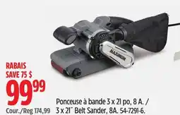 Canadian Tire 3 x 21˝ Belt Sander, 8A offer
