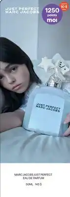 Jean Coutu MARK JACOBS JUST PERFECT EAU DE PARFUM offer