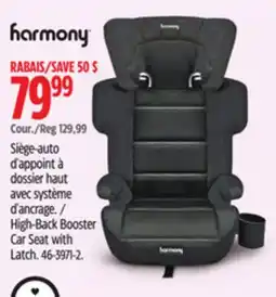 Canadian Tire High-Back Booster Car Seat with Latch offer