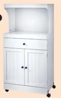 Canadian Tire Microwave Cart with Locking Wheels offer