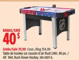 Canadian Tire 48˝ NHL Rush Hover Hockey offer