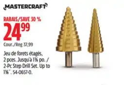 Canadian Tire 2-Pc Step Drill Set offer