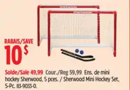 Canadian Tire Sherwood Mini Hockey Set offer