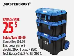 Canadian Tire Mastercraft STAX Tool Storage Set offer