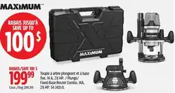 Canadian Tire lunge/ Fixed-Base Router Combo, 14A, 21⁄2 HP offer
