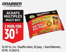 Canadian Tire Chauffe-mains, 10/paq offer