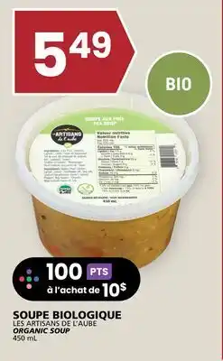 Rachelle-Bery Grocery LES ARTISANS DE L'AUBE ORGANIC SOUP offer