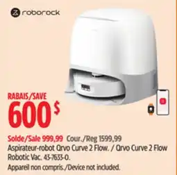 Canadian Tire Aspirateur-robot Qrvo Curve 2 Flow offer