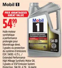 Canadian Tire Extended Performance High Mileage Synthetic Motor Oil, 3 grades or ESP Emission System offer