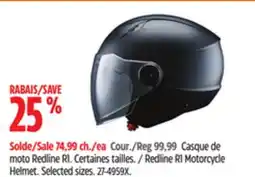 Canadian Tire Redline R1 Motorcycle Helmet offer