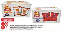 Canadian Tire Taxable Old Dutch Potato Chips or Cheese Sticks, 24-Pk offer