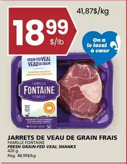 Rachelle-Bery Grocery FAMILLE FONTAINE FRESH GRAIN-FED VEAL SHANKS offer