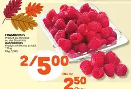 Marché Bonichoix RASPBERRIES offer