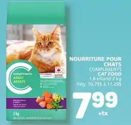 Marché Bonichoix COMPLIMENTS CAT FOOD offer