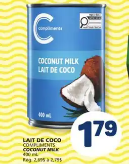 Marché Bonichoix COMPLIMENTS COCONUT MILK offer
