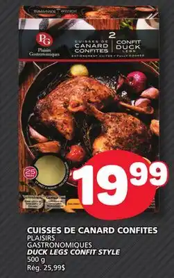 Marché Bonichoix PLAISIRS GASTRONOMIQUES DUCK LEGS CONFIT STYLE offer