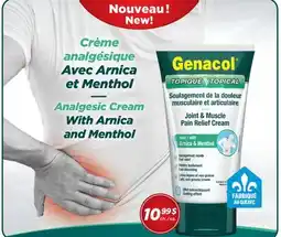 Jean Coutu Analgesic Cream With Arnica and Menthol offer